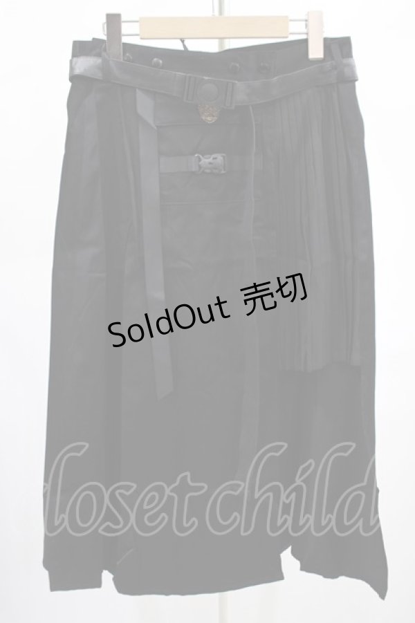 画像1: PUNK RAVE / Alraune skirt XL-XXL ブラック H-25-02-13-029-PU-SK-KB-ZS (1)