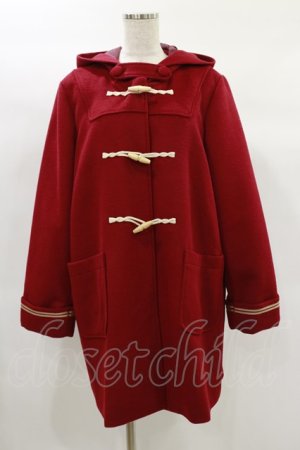 画像: Fi.n.t / ライン使いダッフルコート Free RED H-25-02-14-056-CA-CO-NS-ZT-C064