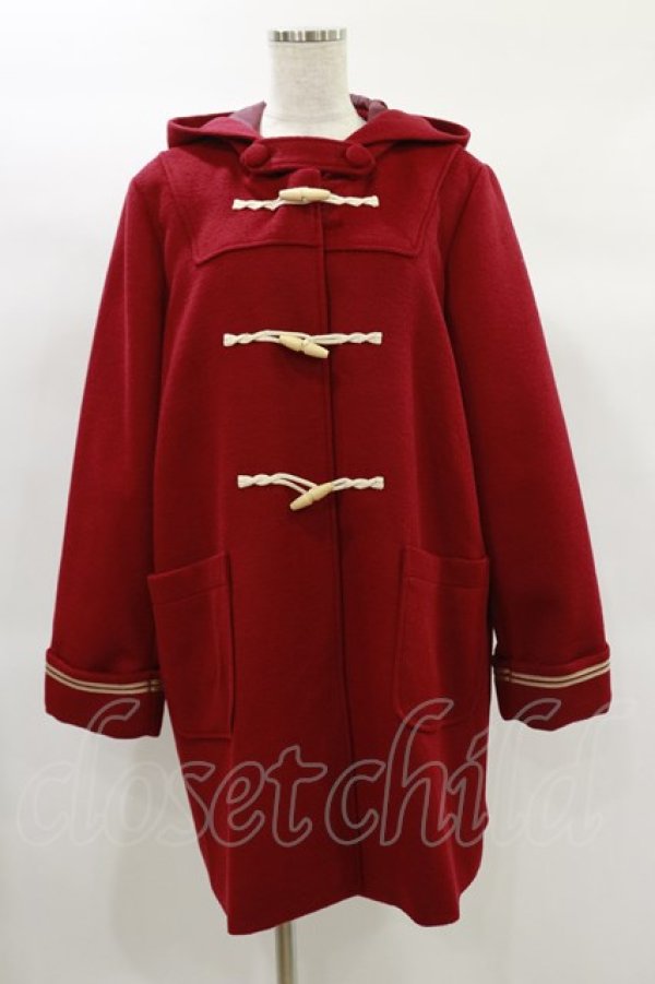 画像1: Fi.n.t / ライン使いダッフルコート Free RED H-25-02-14-056-CA-CO-NS-ZT-C064 (1)