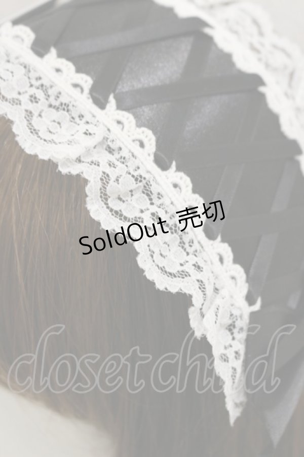 画像2: Princess Melody / ヘッドドレス(クリップ付き)  ブラック H-25-02-14-028-EL-AC-NS-ZH (2)