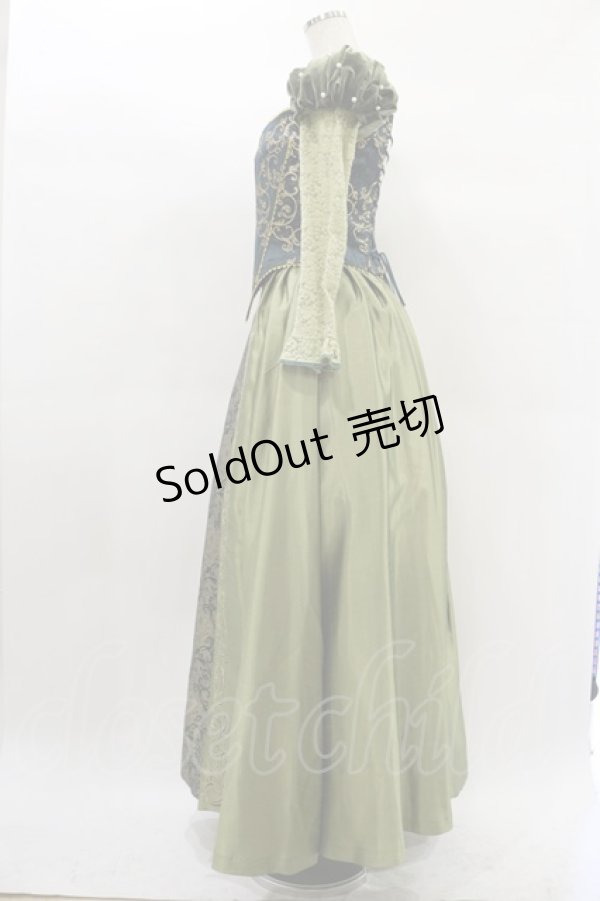 画像3: Secret Honey / Library Dress(Beauty and the Beast ver)  Free グリーン H-25-02-14-042-CA-OP-NS-ZH (3)