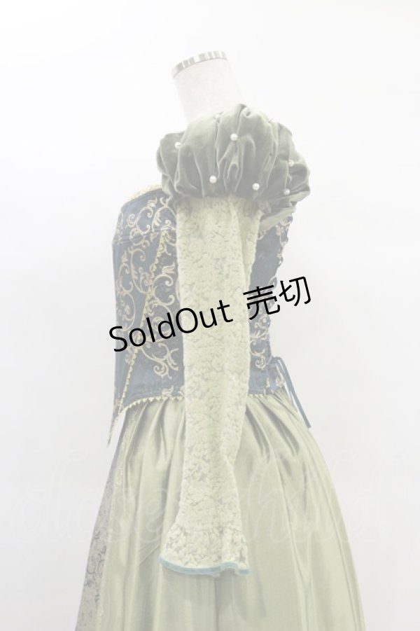 画像4: Secret Honey / Library Dress(Beauty and the Beast ver)  Free グリーン H-25-02-14-042-CA-OP-NS-ZH (4)