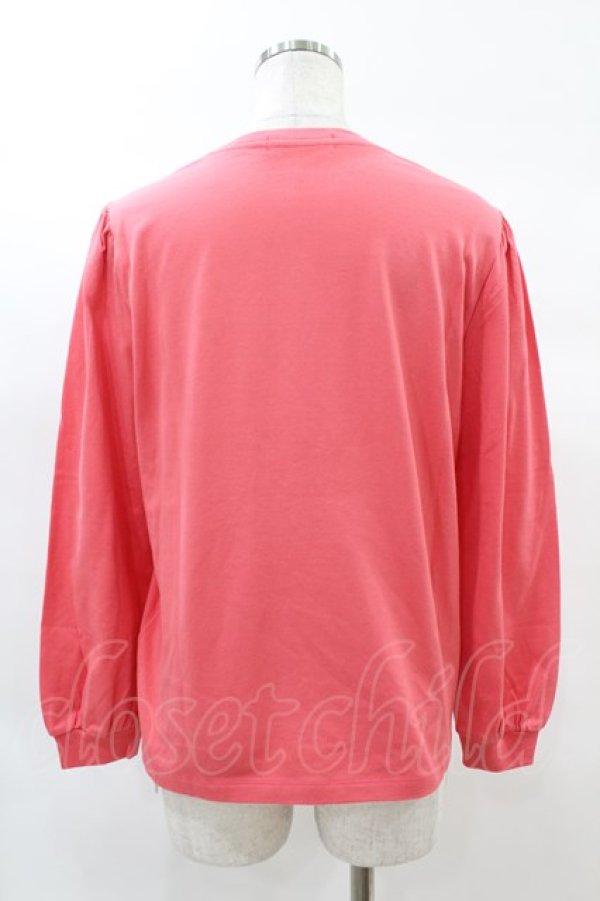 画像2: Jane Marple / Monogram embroidery pullover  ピンク H-25-02-15-1047-JM-TO-KB-ZH (2)