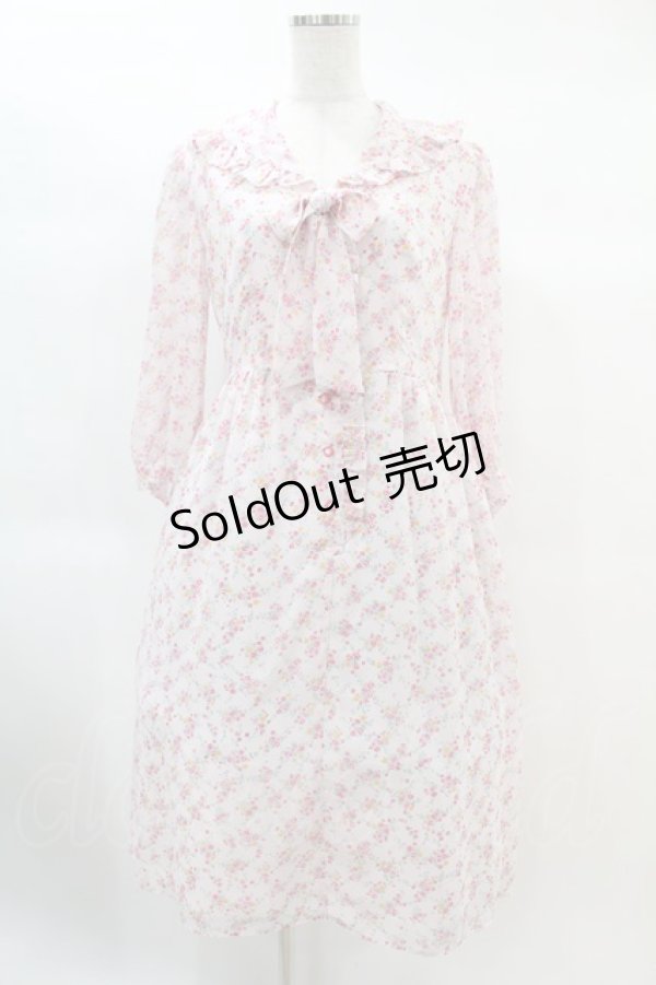画像1: MILK / フローラルスイートドレス  ベビーピンクローズ H-25-02-15-1028-ML-OP-KB-ZH (1)