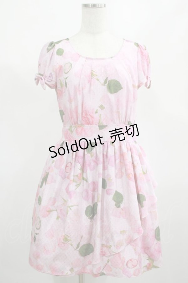 画像1: MILK / Jilted Roseドレス  アプリコット H-25-02-15-015-ML-OP-KB-ZT161 (1)