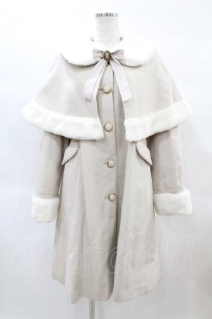 画像: Amavel / Antique Dollケープロングコート Free アイボリー H-25-02-16-1062-CA-CO-NS-C035