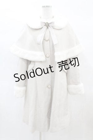 画像: Amavel / Antique Dollケープロングコート Free アイボリー H-25-02-16-1062-CA-CO-NS-ZT-C035