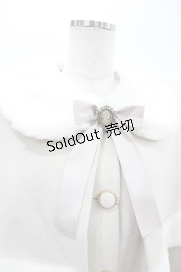 画像4: Amavel / Antique Dollケープロングコート Free アイボリー H-25-02-16-1062-CA-CO-NS-ZT-C035 (4)
