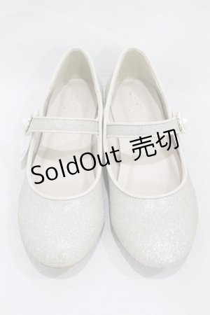 画像: axes femme POETIQUE / パール釦フラットシューズ L(24.5cm) ゴールド H-25-02-16-1006-AX-SH-NS-ZH