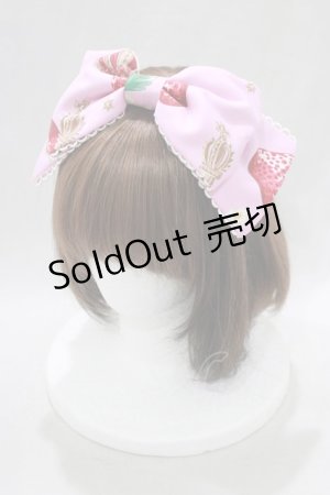 画像: Angelic Pretty / Royal Crown Berryカチューシャ  ピンク H-25-02-16-077-AP-AC-NS-ZH