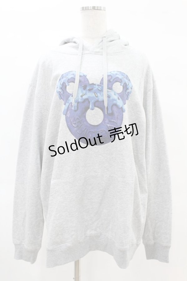 画像1: MILKBOY / DONUTS HOODIE  グレー H-25-02-17-059-MB-TO-KB-ZH (1)