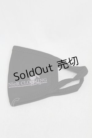 画像: NieR Clothing / NieR Cotton Mask  黒 H-25-02-17-025-PU-ZA-KB-ZH