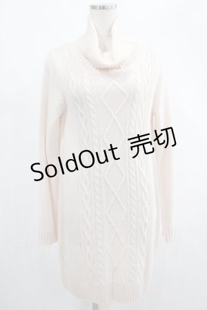 画像: Ank Rouge / ハイネックニットワンピース M ピンク H-25-02-18-023-CA-OP-NS-ZH