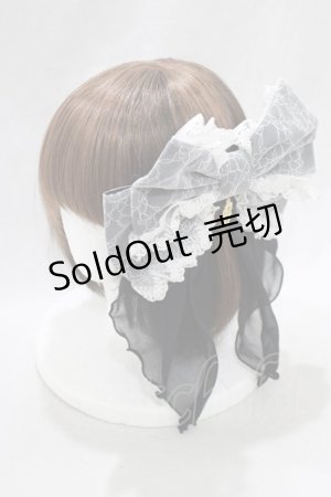 画像: BABY,THE STARS SHINE BRIGHT / Dreamyリボンバレッタ  ブラック H-25-02-18-052-BA-AC-NS-ZH