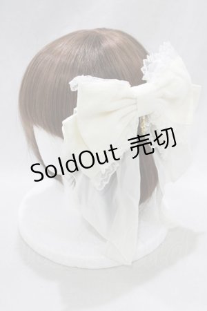 画像: BABY,THE STARS SHINE BRIGHT / Dreamyリボンバレッタ  アイボリー H-25-02-18-053-BA-AC-NS-ZH