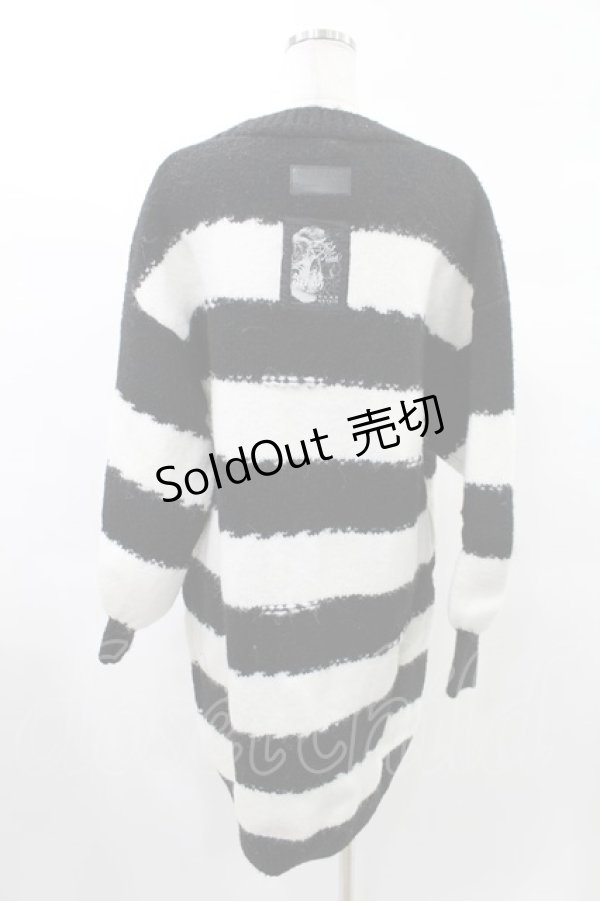 画像2: PUNK RAVE / NIGHTMARE ACADEMY RED CARDIGAN Free ホワイト H-25-02-18-2022-PU-TO-KB-ZI (2)