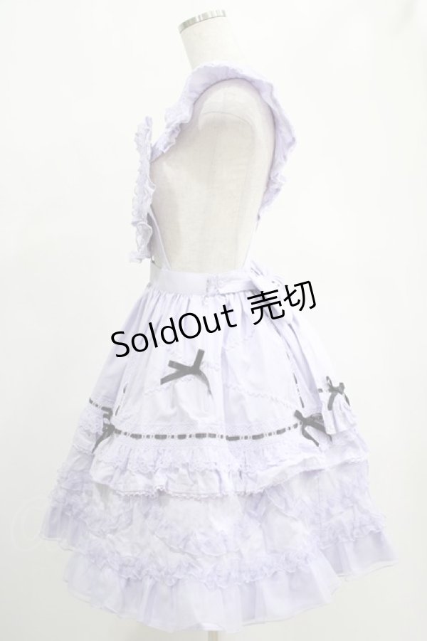 画像2: Angelic Pretty / Heart胸あて付スカート(無地) Free ラベンダー H-25-02-18-006-AP-SK-NS-ZH (2)