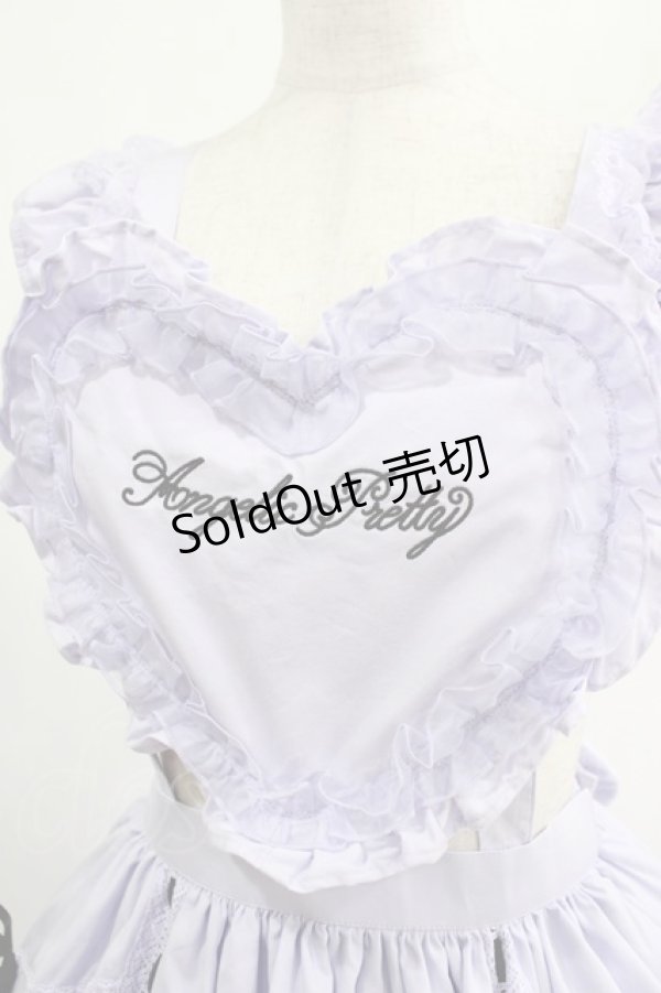 画像4: Angelic Pretty / Heart胸あて付スカート(無地) Free ラベンダー H-25-02-18-006-AP-SK-NS-ZH (4)