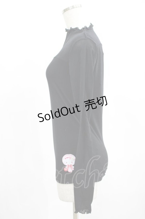画像2: m petit by misako / サンリオキャラクターズコラボ ハローキティ トップス L ブラック H-25-02-19-050-LO-TO-NS-ZH (2)