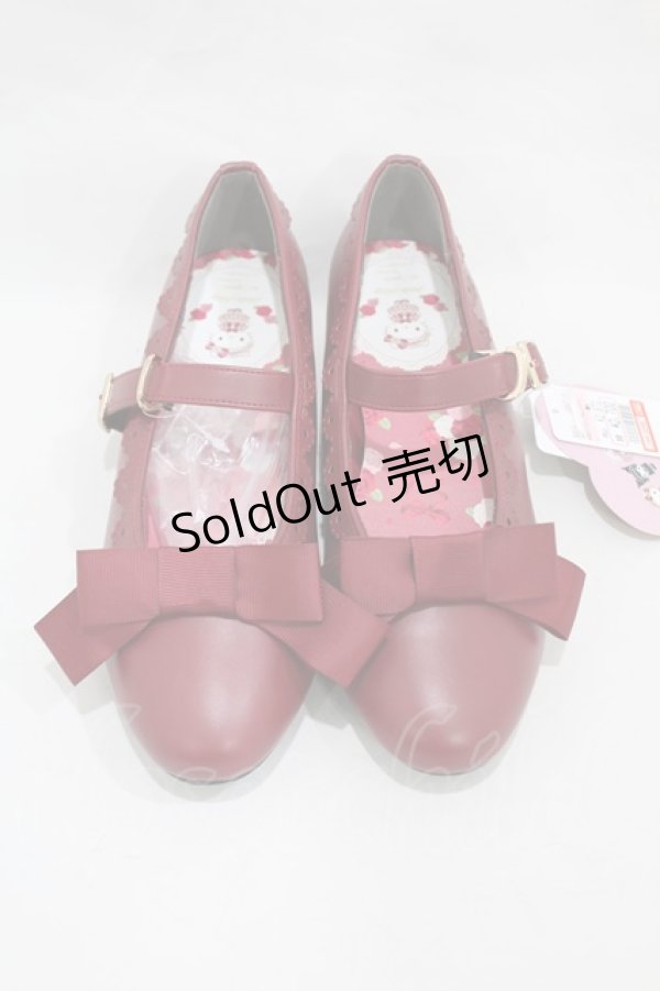 画像1: m petit by misako / サンリオキャラクターズコラボハローキティパンプス L レッド H-25-02-19-1001-LO-SH-NS-ZH (1)