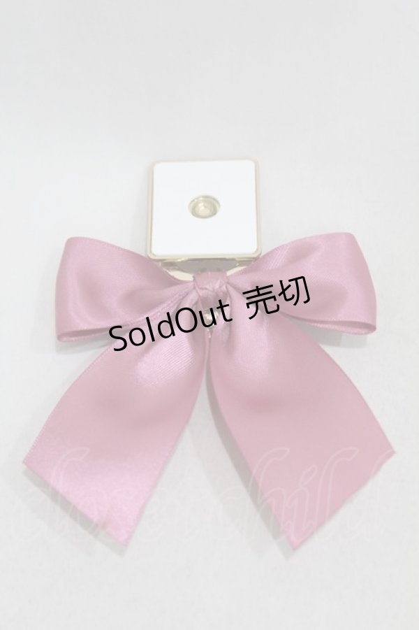 画像2: Maison de FLEUR / ビジューリボンスマホリング  ピンク H-25-02-19-1012-LO-ZA-NS-ZH (2)
