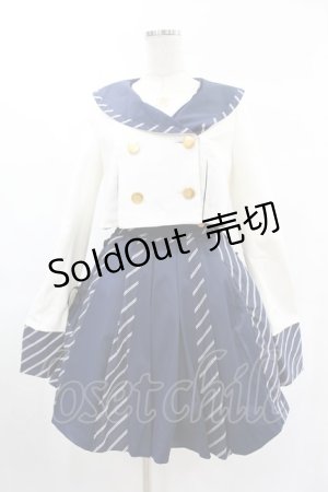 画像: Angelic Pretty / Bunny College Formal Set Free ネイビー H-25-02-19-1018-AP-OP-NS-ZH