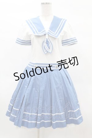 画像: metamorphose / セーラータックワンピース Free サックス H-25-02-19-1025-ME-OP-NS-ZH