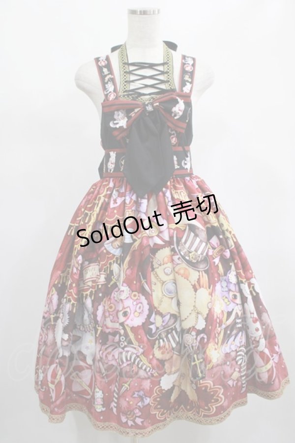 画像1: Royal Princess Alice / Sweet Magic たまコラボ ジャンパースカート Free ブラック H-25-02-19-005-LO-OP-NS-ZH (1)