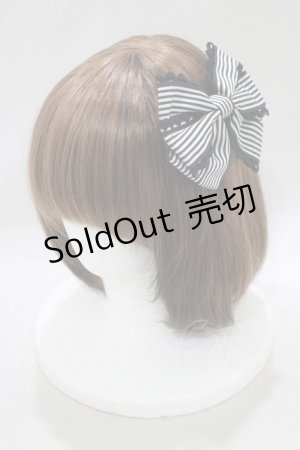 画像: BABY,THE STARS SHINE BRIGHT / スウィート・ストライプリボンコーム  ブラック H-25-02-19-070-BA-AC-NS-ZH