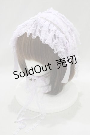 画像: metamorphose / Magical moon light レースフリルヘッドドレス  ピンク H-25-02-19-073-ME-AC-NS-ZH