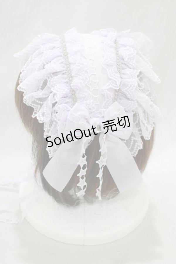 画像2: metamorphose / Magical moon light レースフリルヘッドドレス  ピンク H-25-02-19-073-ME-AC-NS-ZH (2)