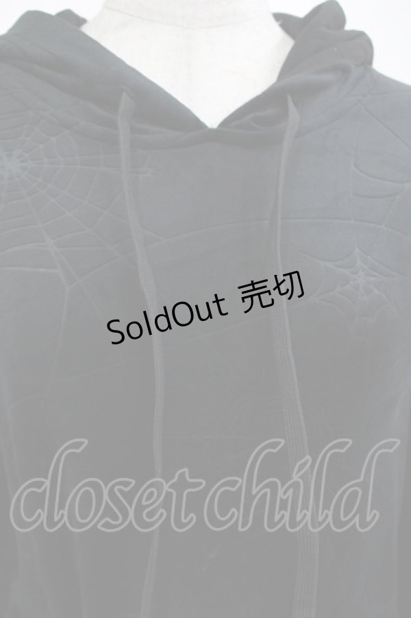 画像3: KILL STAR / Webmare Longline Hoodie XS 黒 H-25-02-19-2041-SL-TO-KB-ZI (3)