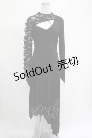 画像: KILL STAR / Aubrette Dress M 黒 H-25-02-19-2015-SL-OP-KB-ZI