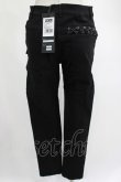 画像2: PUNK RAVE / MANIFESTO BLACK/RED TROUSERS M 黒×赤 H-25-02-19-2030-PU-PA-KB-ZY (2)