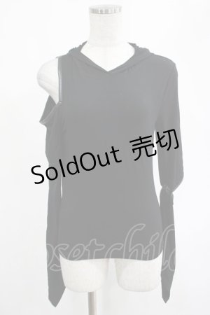 画像: KILL STAR / Morwen Hooded Top XS 黒 H-25-02-19-2033-SL-TO-KB-ZS