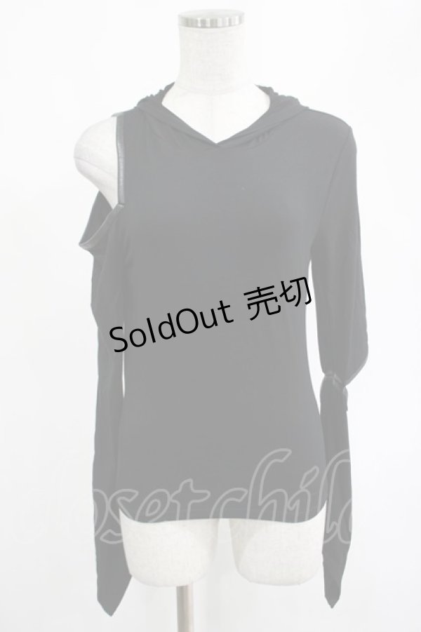 画像1: KILL STAR / Morwen Hooded Top XS 黒 H-25-02-19-2033-SL-TO-KB-ZS (1)