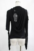 画像2: KILL STAR / Morwen Hooded Top XS 黒 H-25-02-19-2033-SL-TO-KB-ZS (2)