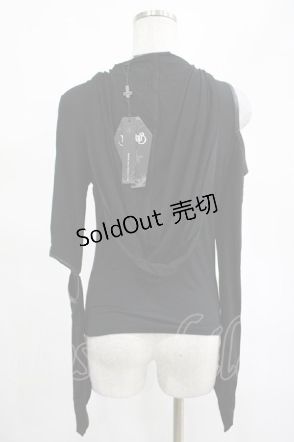 画像2: KILL STAR / Morwen Hooded Top XS 黒 H-25-02-19-2033-SL-TO-KB-ZS (2)