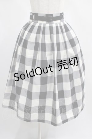 画像: an another angelus / ビッグギンガムチェックタックスカート　 Free Black H-25-02-19-019-CA-SK-NS-ZH
