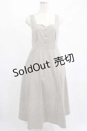 画像: an another angelus / 変形スクエアネックジャンスカ Free BROWN×BK H-25-02-19-024-CA-OP-NS-ZH