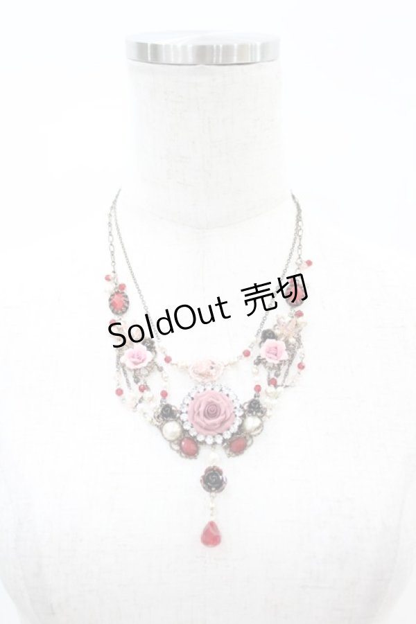 画像2: axes femme / ローズネックレス  ブラック H-25-02-20-1016-AX-AC-NS-ZH (2)