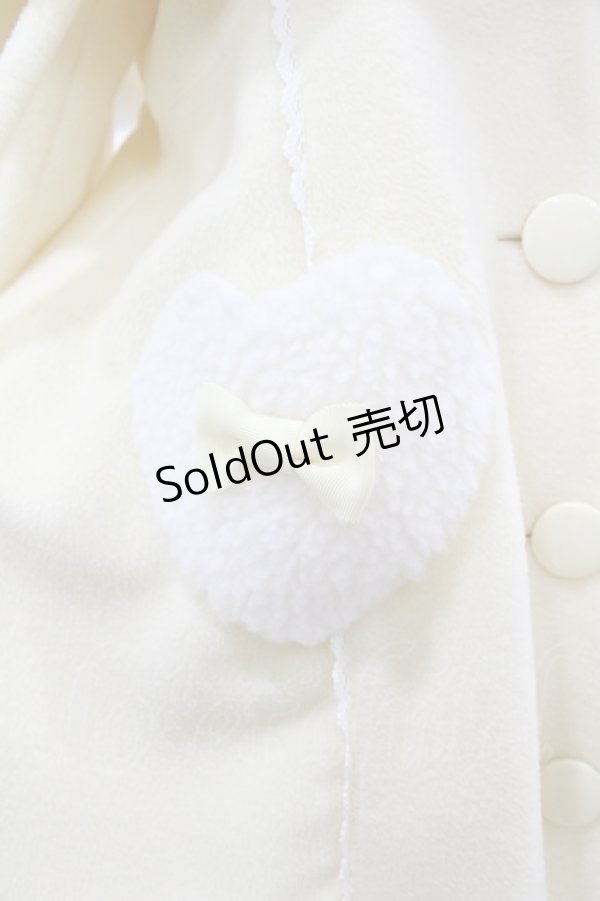 画像5: Angelic Pretty / ケープ付きくまちゃんダッフルコート Free アイボリー H-25-02-20-1025-AP-CO-NS-ZH (5)