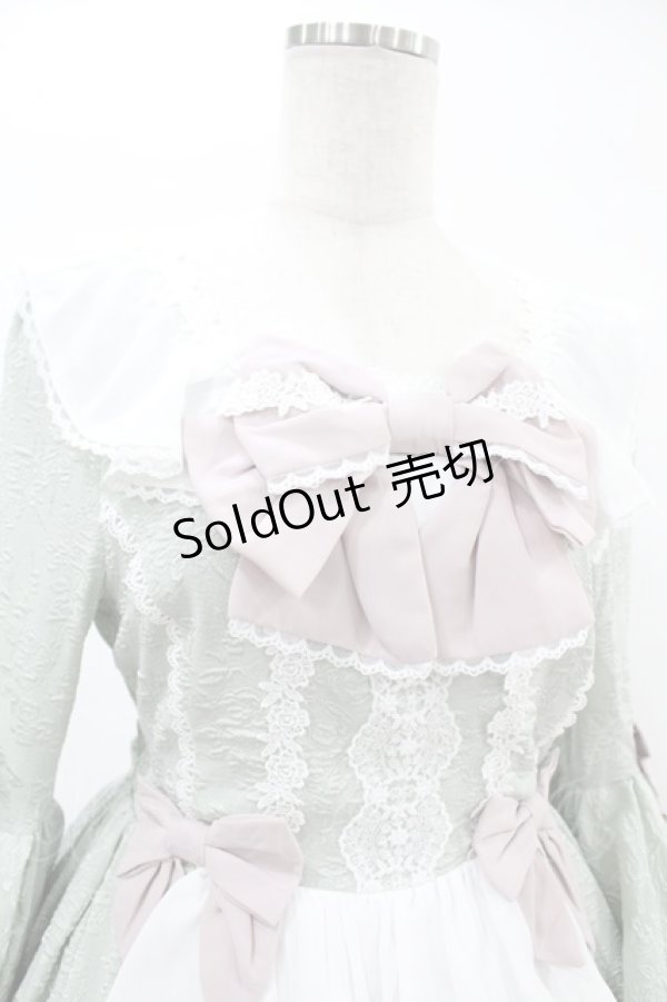 画像4: axes femme kawaii / メアリー姫袖ドレス M ミント H-25-02-20-1031-AX-OP-NS-ZH (4)