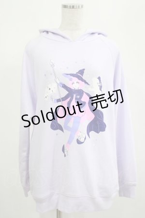 画像: LISTEN FLAVOR / 夢野秘密子パーカー  ラベンダー H-25-02-21-047-PU-TO-KB-ZH