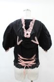 画像2: DARK IN LOVE / Alternative fashion cat haunt zipper top XL ブラック H-25-02-21-1050-PU-TO-KB-ZI (2)