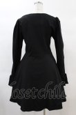 画像2: DARK IN LOVE / Gothic lolita doll longsleeves dress M ブラック H-25-02-21-1009-PU-OP-KB-ZH (2)