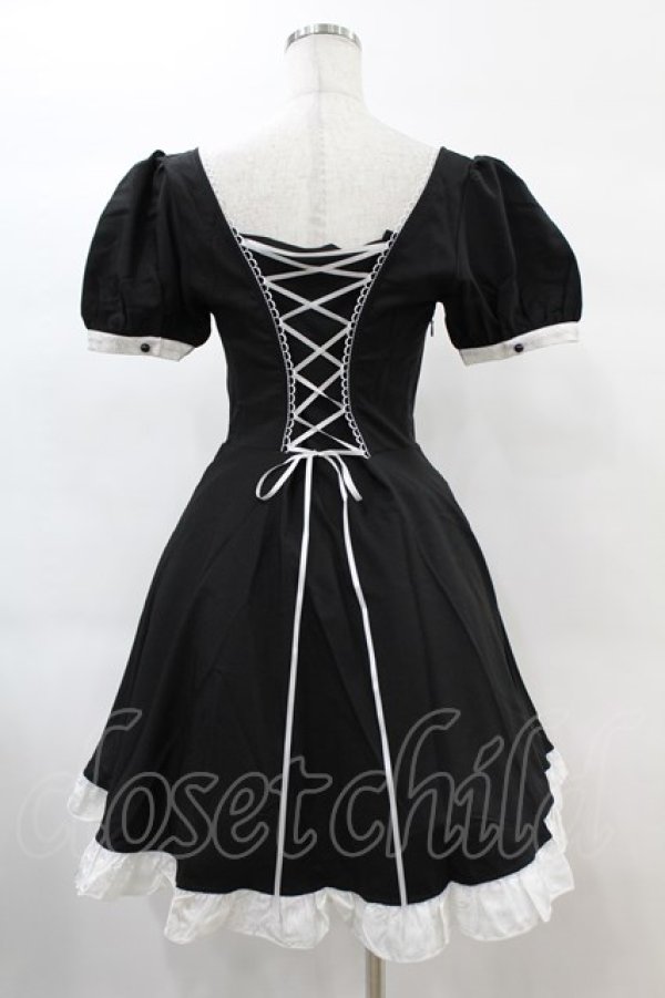 画像2: DARK IN LOVE / Magic doll black white rebel dress M ブラック×ホワイト H-25-02-21-1010-PU-OP-KB-ZS (2)