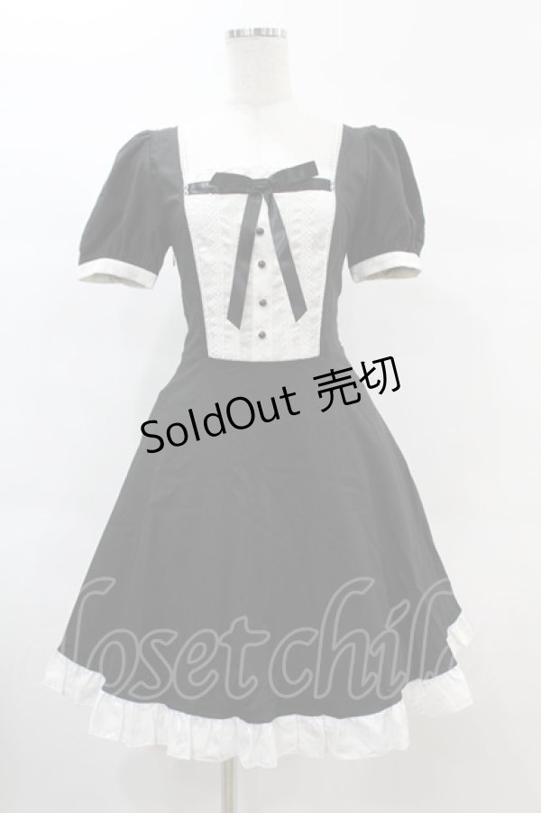 画像1: DARK IN LOVE / Magic doll black white rebel dress M ブラック×ホワイト H-25-02-21-1011-PU-OP-KB-OS (1)