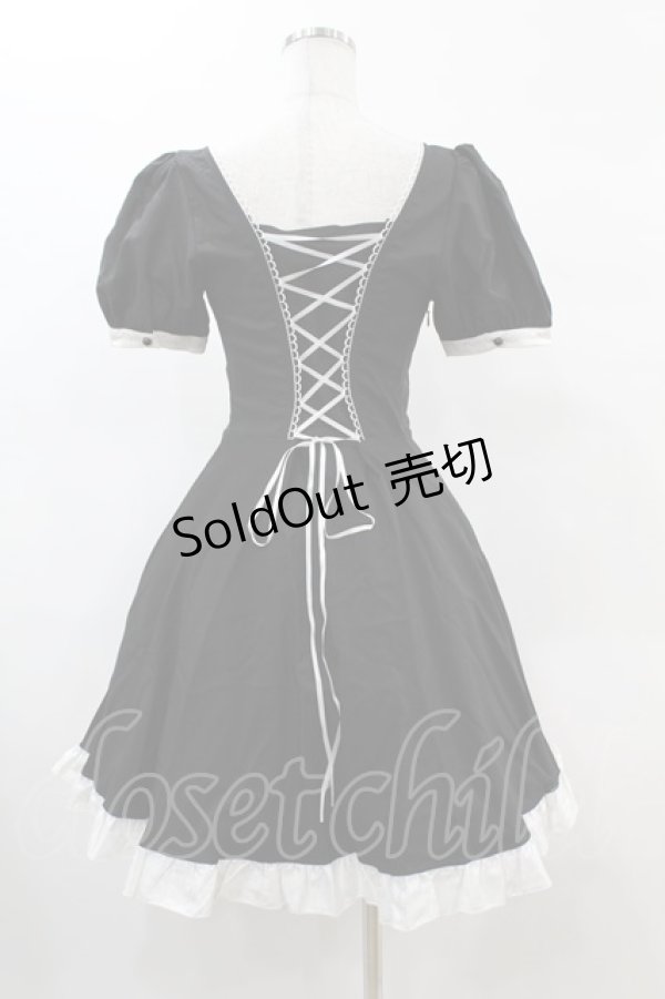 画像2: DARK IN LOVE / Magic doll black white rebel dress M ブラック×ホワイト H-25-02-21-1011-PU-OP-KB-OS (2)