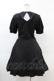 画像2: DARK IN LOVE / Magic girl purple line trims mini dress M ブラック H-25-02-21-1016-PU-OP-KB-ZH (2)